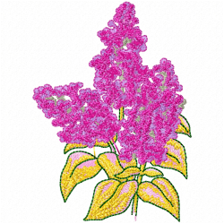 Flowers And Tree Embroidery Design 1 Flowers And Tree Embroidery Design 1